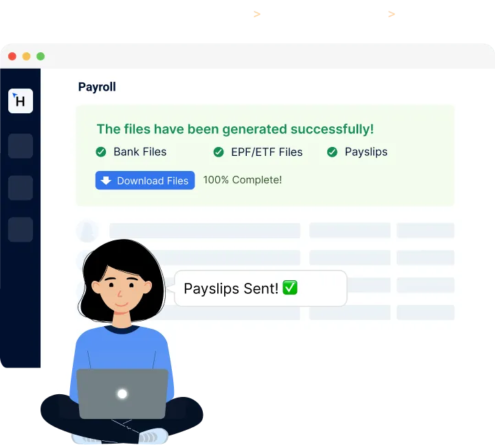 Humanised payroll dashboard