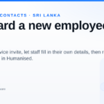 Humanised support guide: onboard a new employee by email in three stages